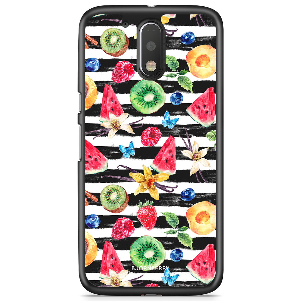Moto G4/G4 Plus Skal - Tropiska Frukter