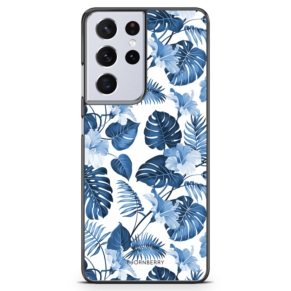 Samsung Galaxy S21 Ultra Case - Blue Flowers