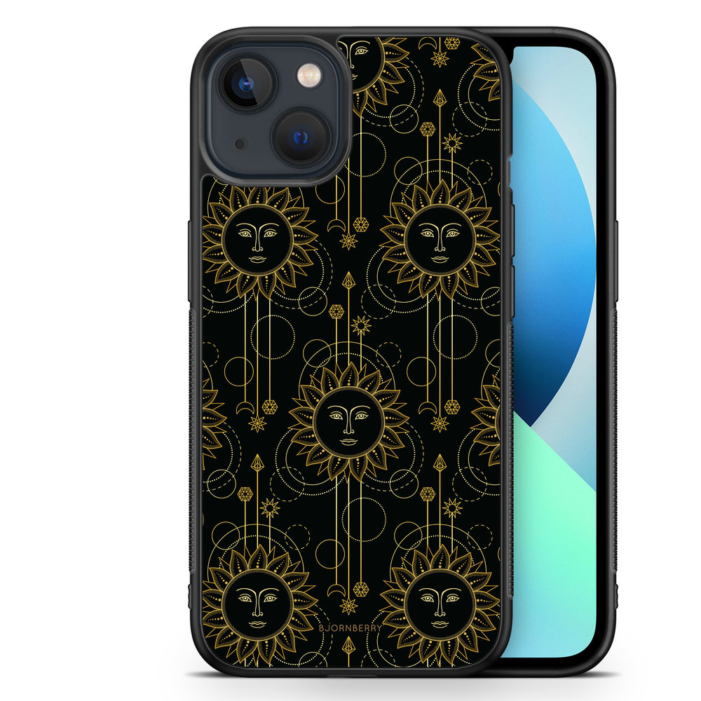 iPhone 13 Mini Case - Gold Suns