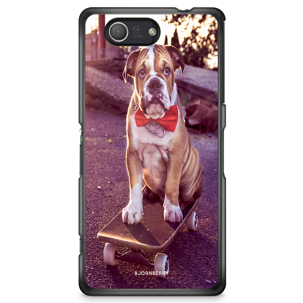 Sony Xperia Z3 Compact Case - Bulldog skateboard