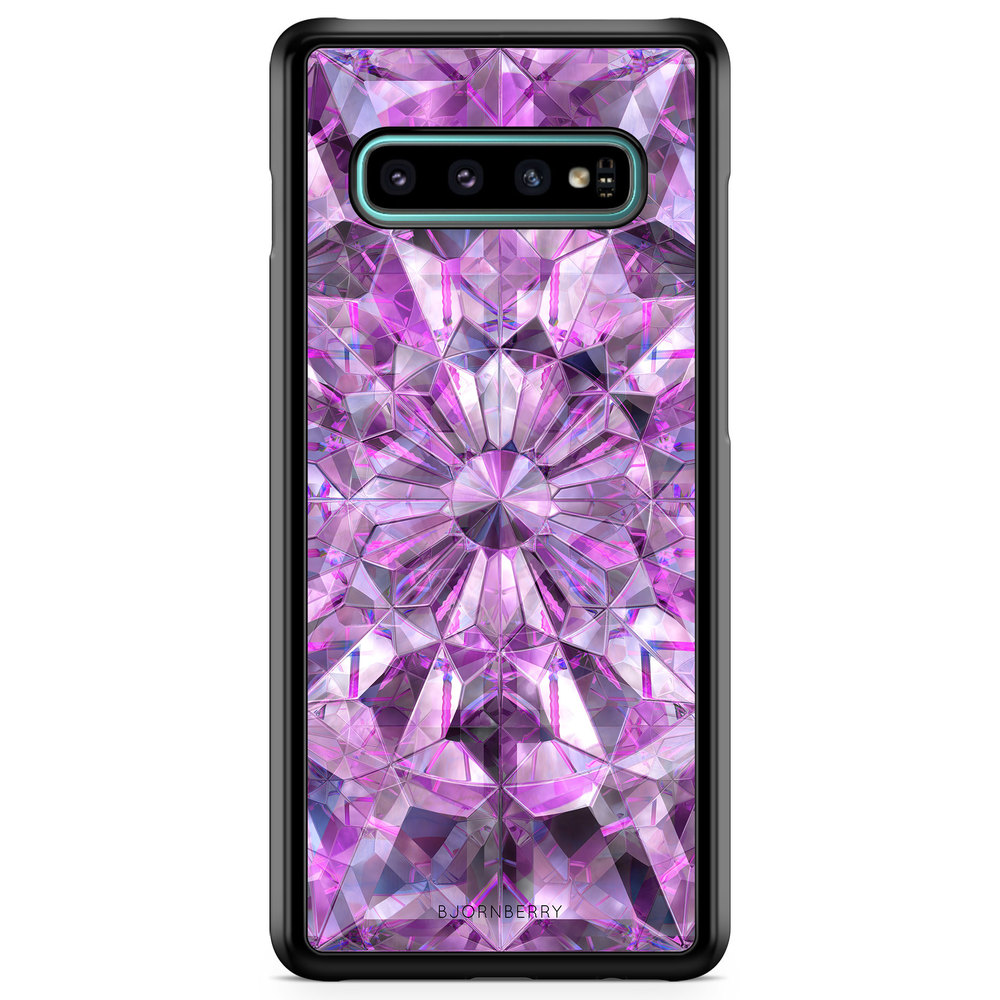 Samsung Galaxy S10 Plus Case - Purple Crystals