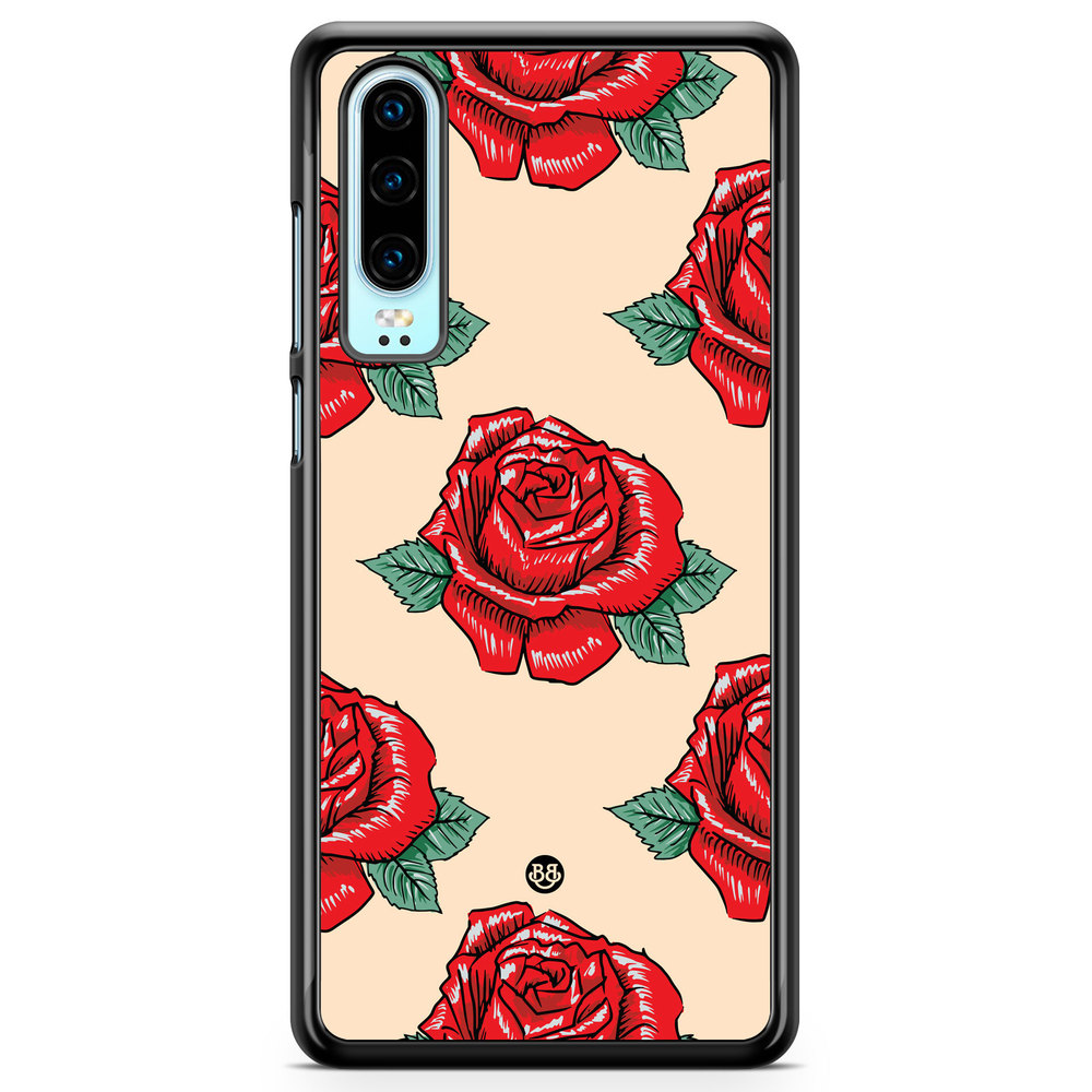 Huawei P30 Case - Rose Pattern