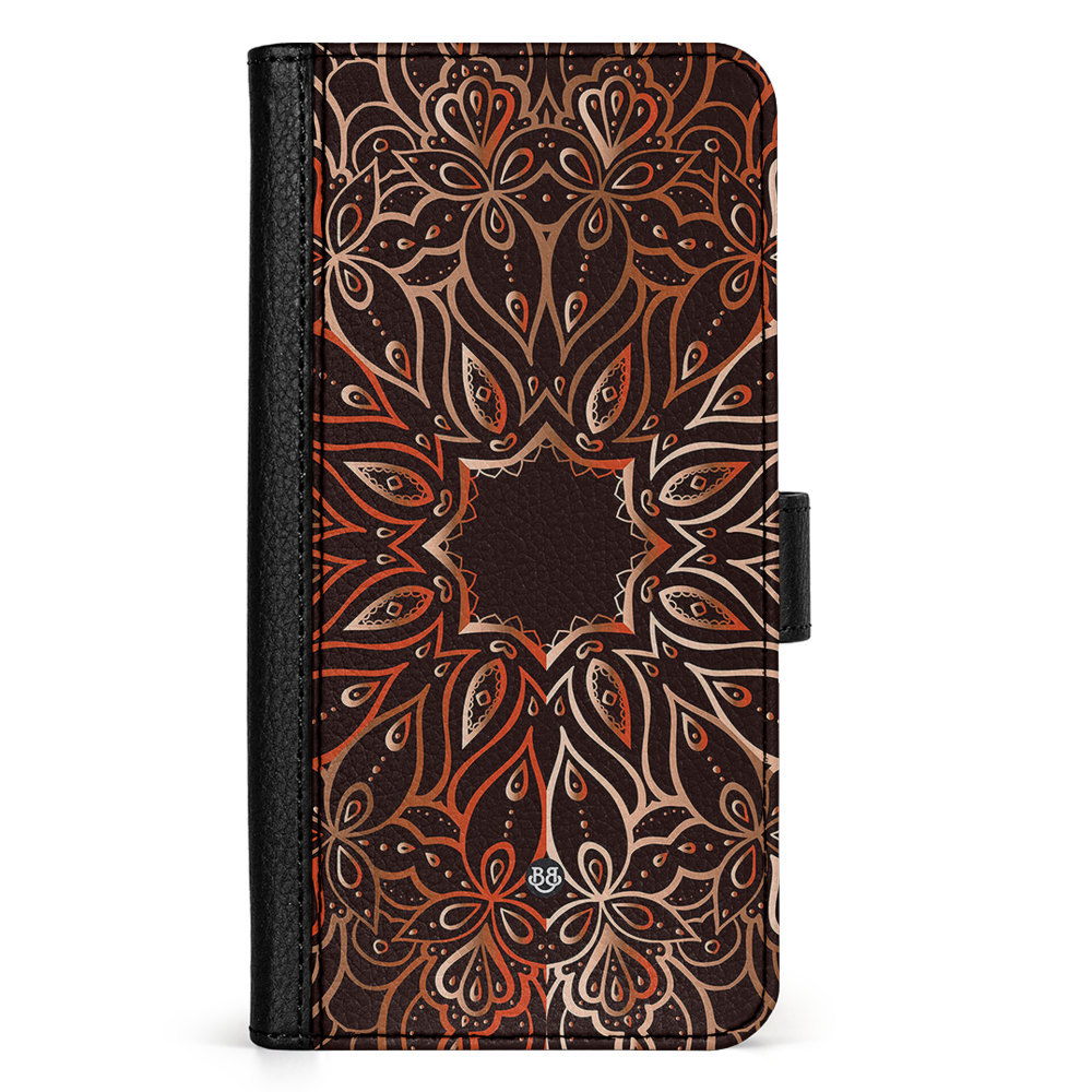 Samsung Galaxy A36 Wallet Case - Bronze Mandala