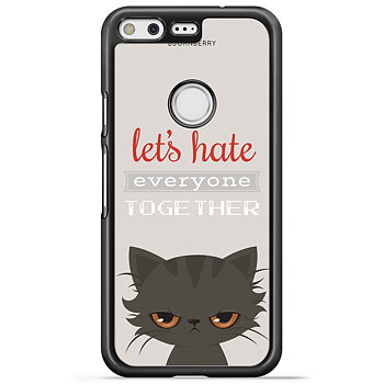 Google Pixel Case - Angry Cat