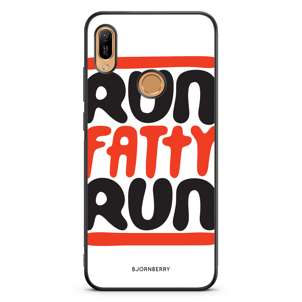 Huawei Y6 2019 Case - Run fatty run