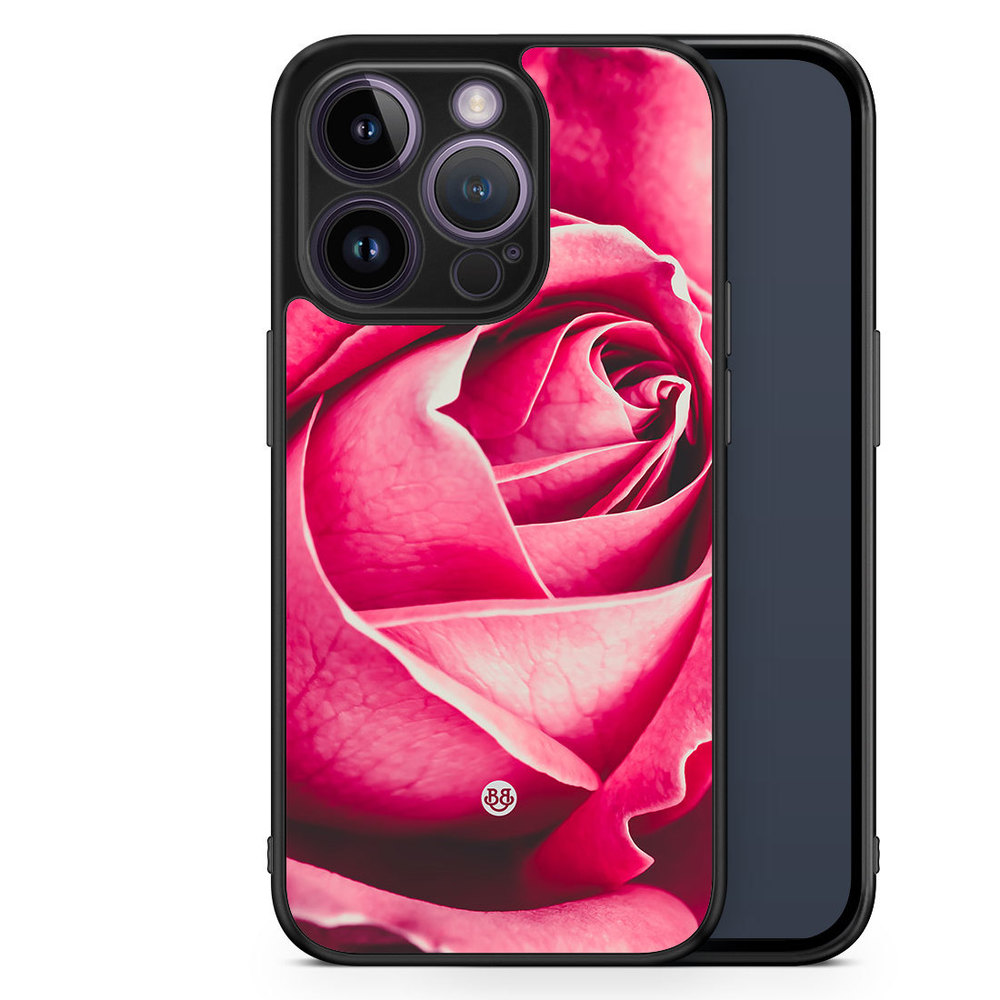 iPhone 14 Pro Case - Pink Rose