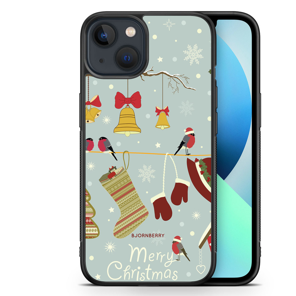 iPhone 13 Mini Case - Christmas Owls