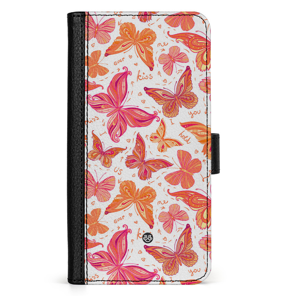 Doro 8050 Wallet Case - Butterflies