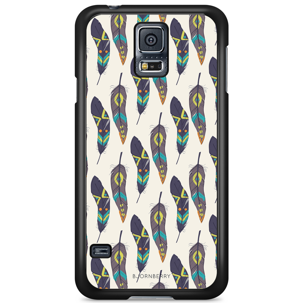 Samsung Galaxy S5/S5 NEO Case - Ethnic Feathers