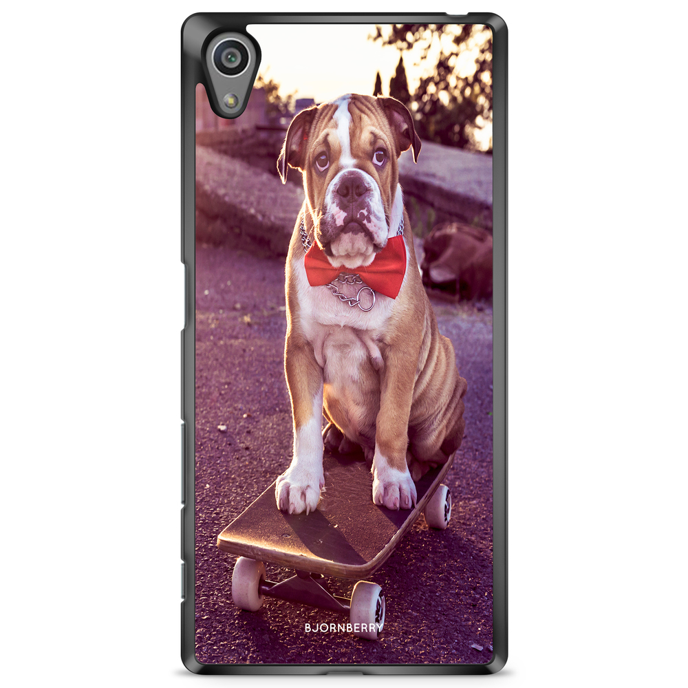 Sony Xperia Z5 Premium Case - Bulldog skateboard