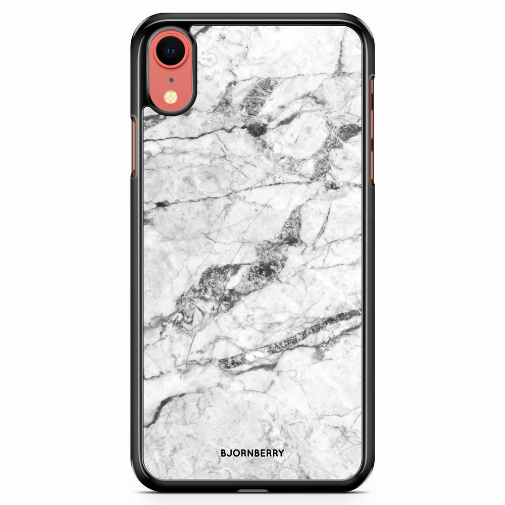 iPhone XR Case - White Marble