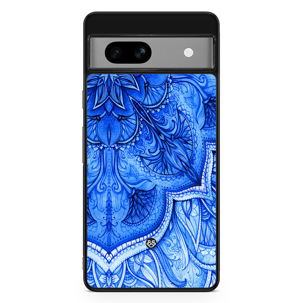 Google Pixel 7a Case - Blue Vintage