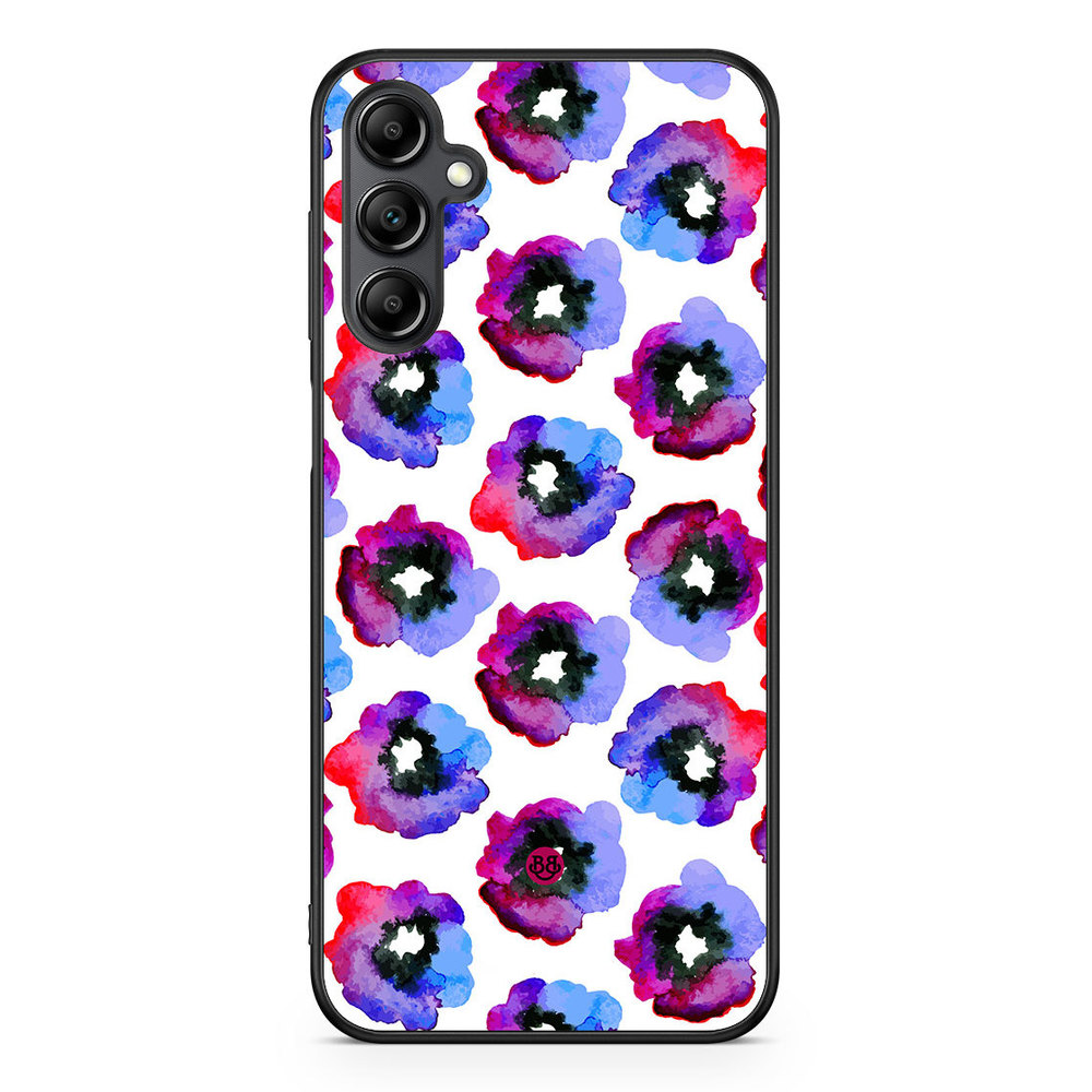Samsung Galaxy A14 4G/5G Case - Violet Flowers