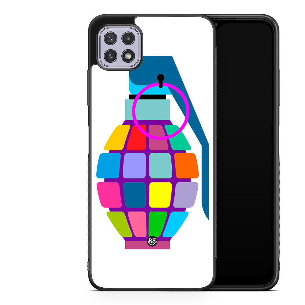 Samsung Galaxy A22 4G Case - Color hand grenade