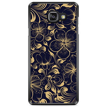 Samsung Galaxy A5 6 (2016) Skal - Mörkblå Blommor