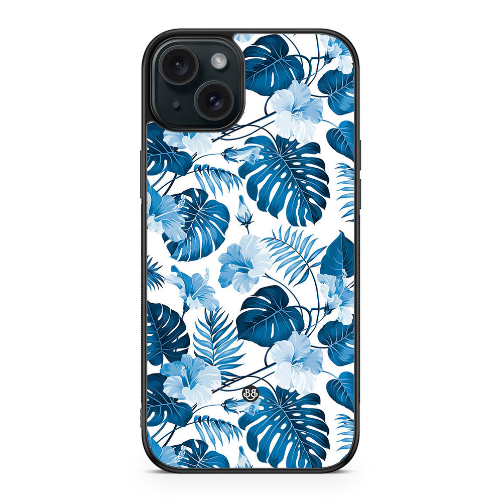 iPhone 15 Plus Case - Blue Flowers
