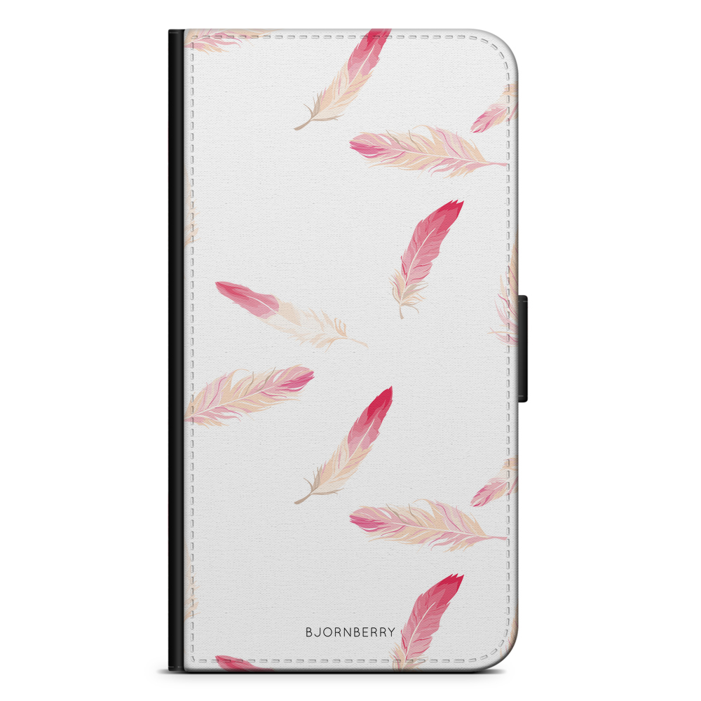 Samsung Galaxy S6 Wallet Case - Feathers