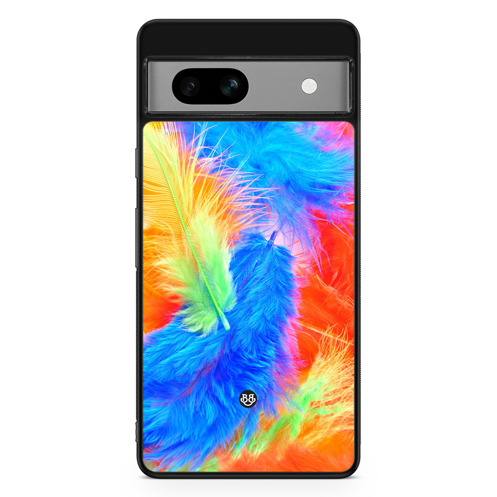 Google Pixel 7a Case - Easter Feathers