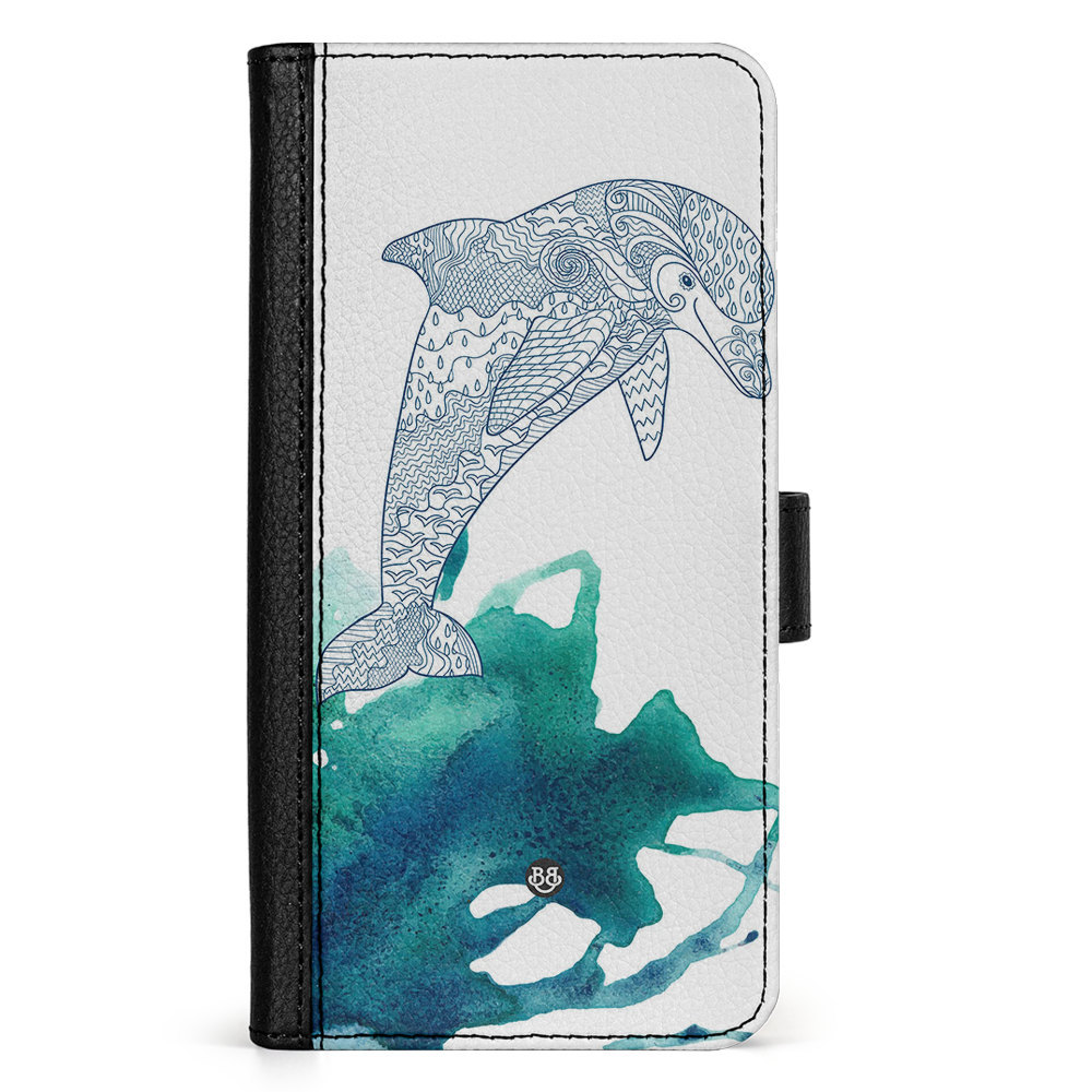 Doro 8050 Wallet Case - Mandala Dolphin
