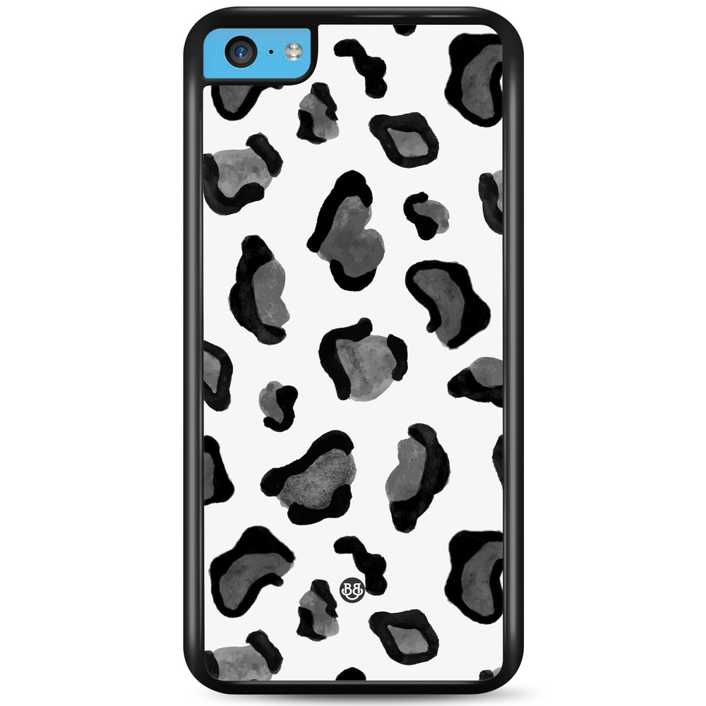 iPhone 5C Case - Grey Leopard
