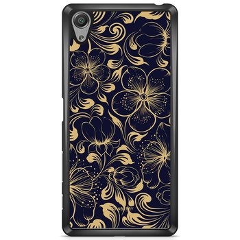 Sony Xperia XA Case - Dark Blue Flowers