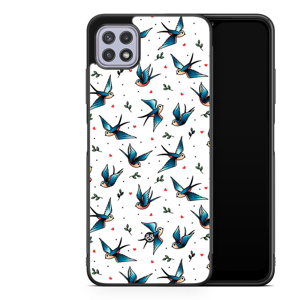 Samsung Galaxy A22 4G Case - Swallows