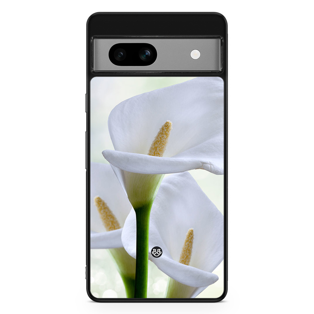 Google Pixel 7a Case - White Flower