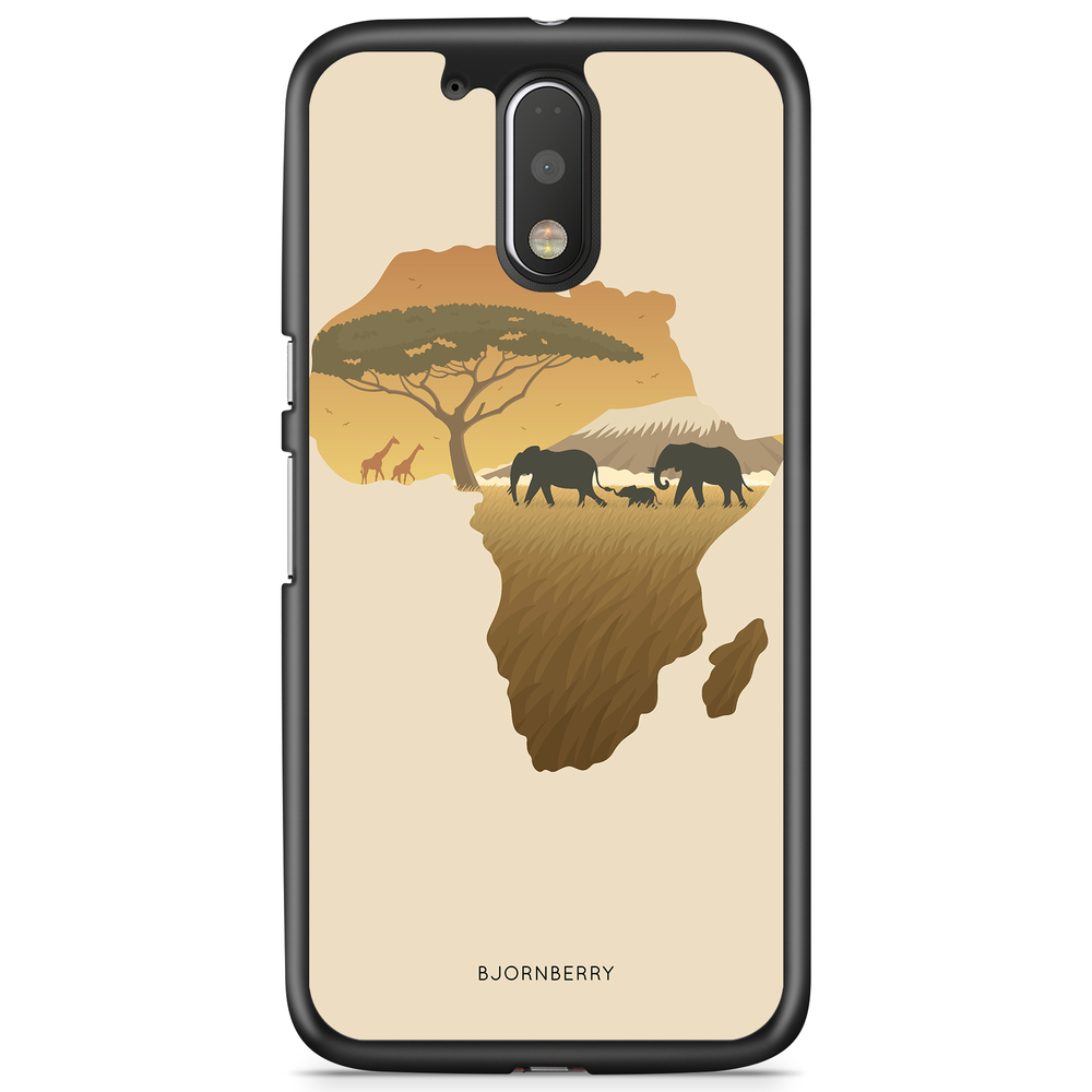 Moto G4/G4 Plus Case - Africa Brown