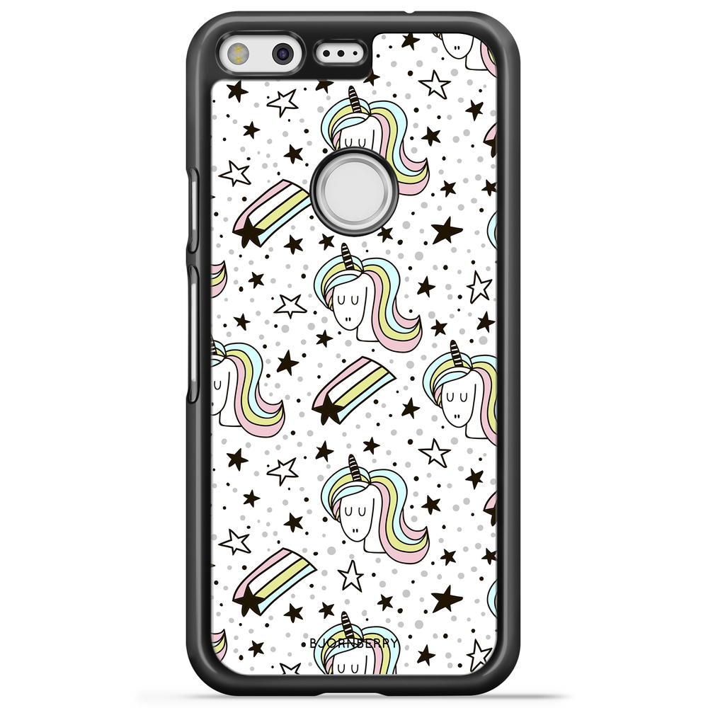 Google Pixel Case - Unicorn Pattern