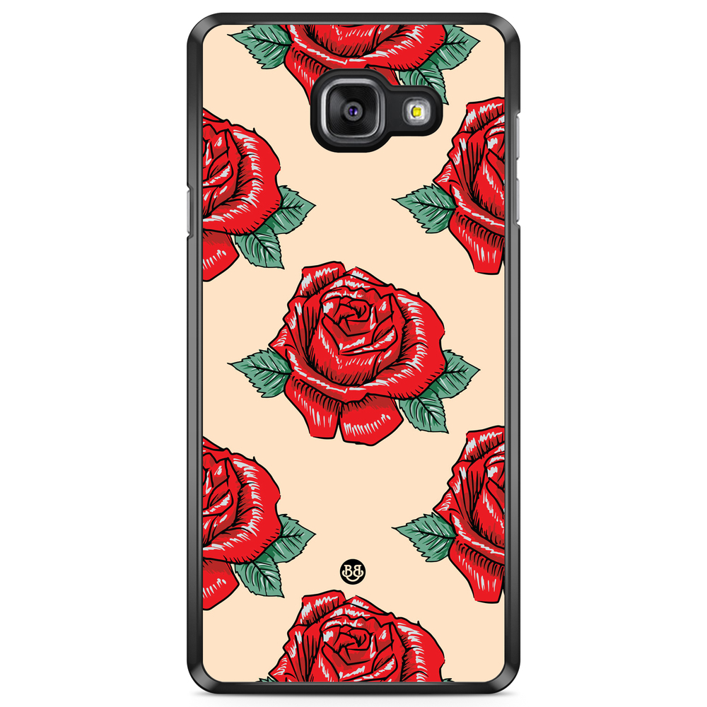 Samsung Galaxy A5 6 (2016) Skal - Rosor Mönster