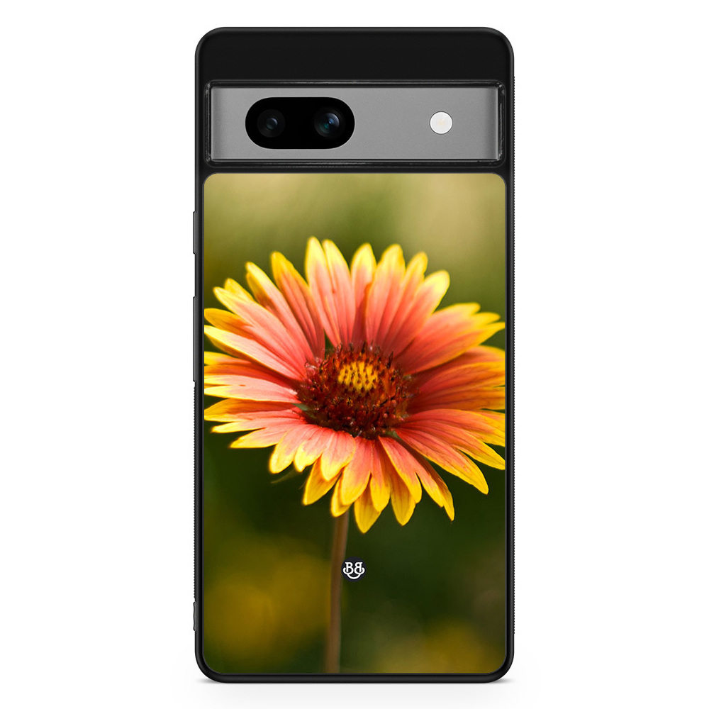 Google Pixel 7a Skal - Gul Blomma