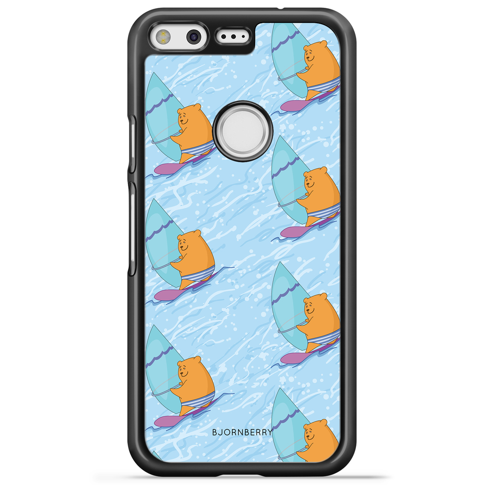 Google Pixel Case - Bear Surfer