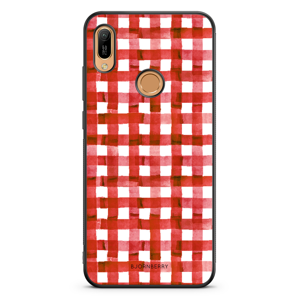 Huawei Y6 2019 Case - Red Stripes