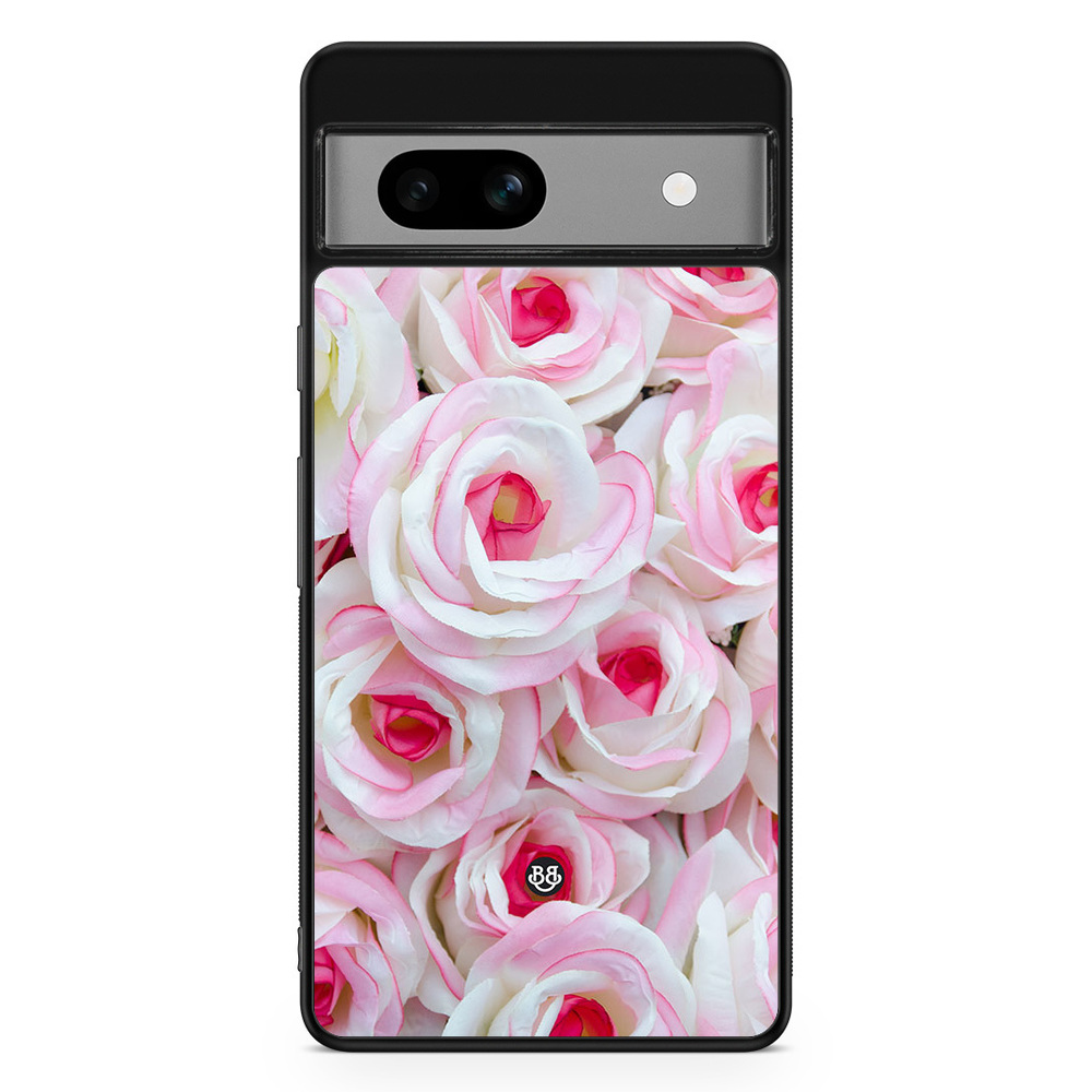 Google Pixel 7a Skal - Rosa Rosor