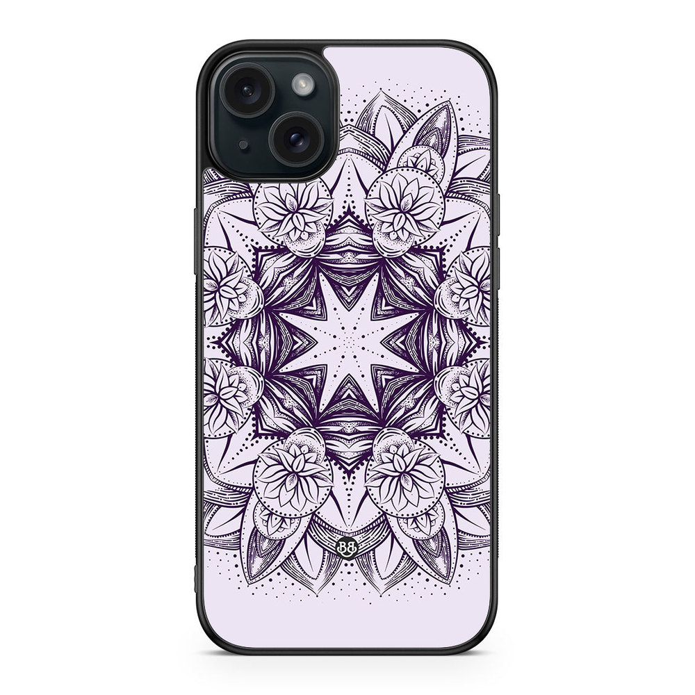 iPhone 15 Plus Case - Purple Mandala