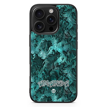 iPhone 16 Pro Custom Skal - Grön Namn