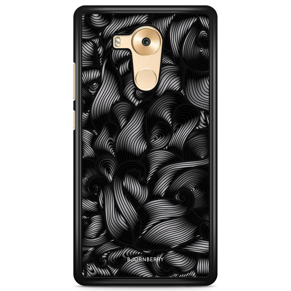 Huawei Mate 9 Pro Case - Black Waves