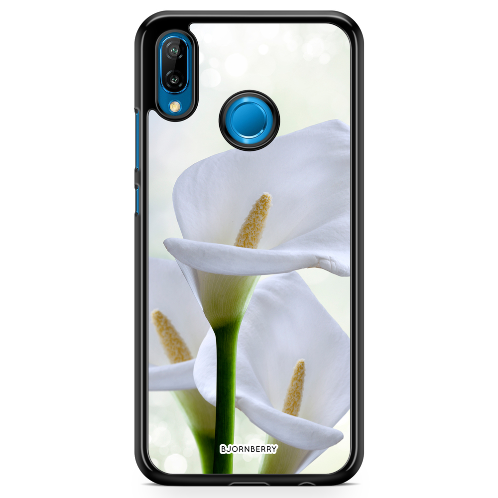 Huawei P20 Lite Case - White flower
