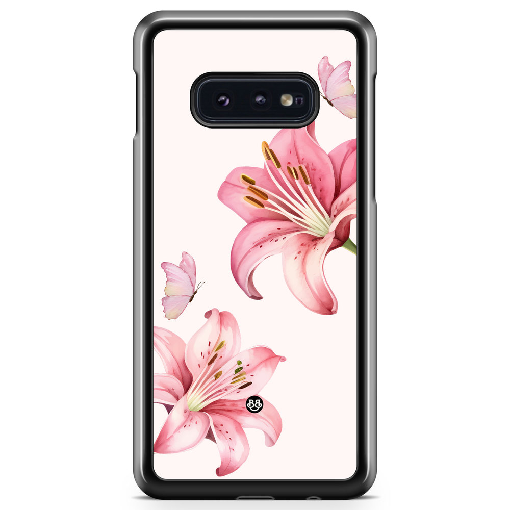 Samsung Galaxy S10e Case - WILD BLOOM - Pink Lily