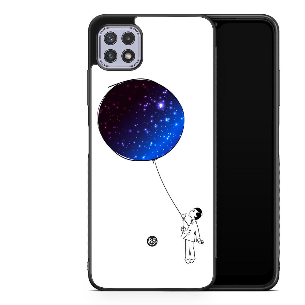 Samsung Galaxy A22 4G Case - Space Balloon