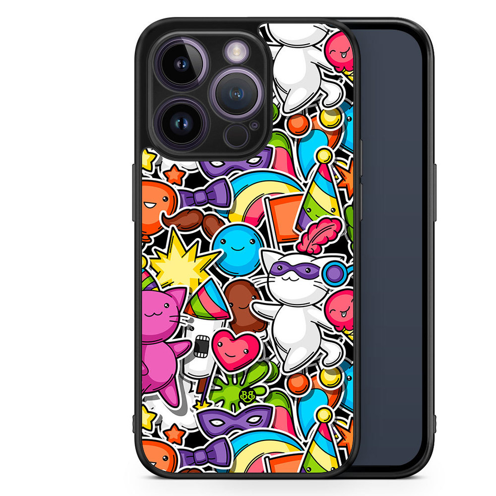 iPhone 14 Pro Case - Cute Sticker