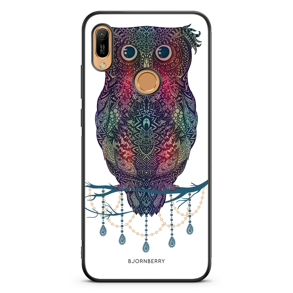 Huawei Y6 2019 Case - Mandala Owl