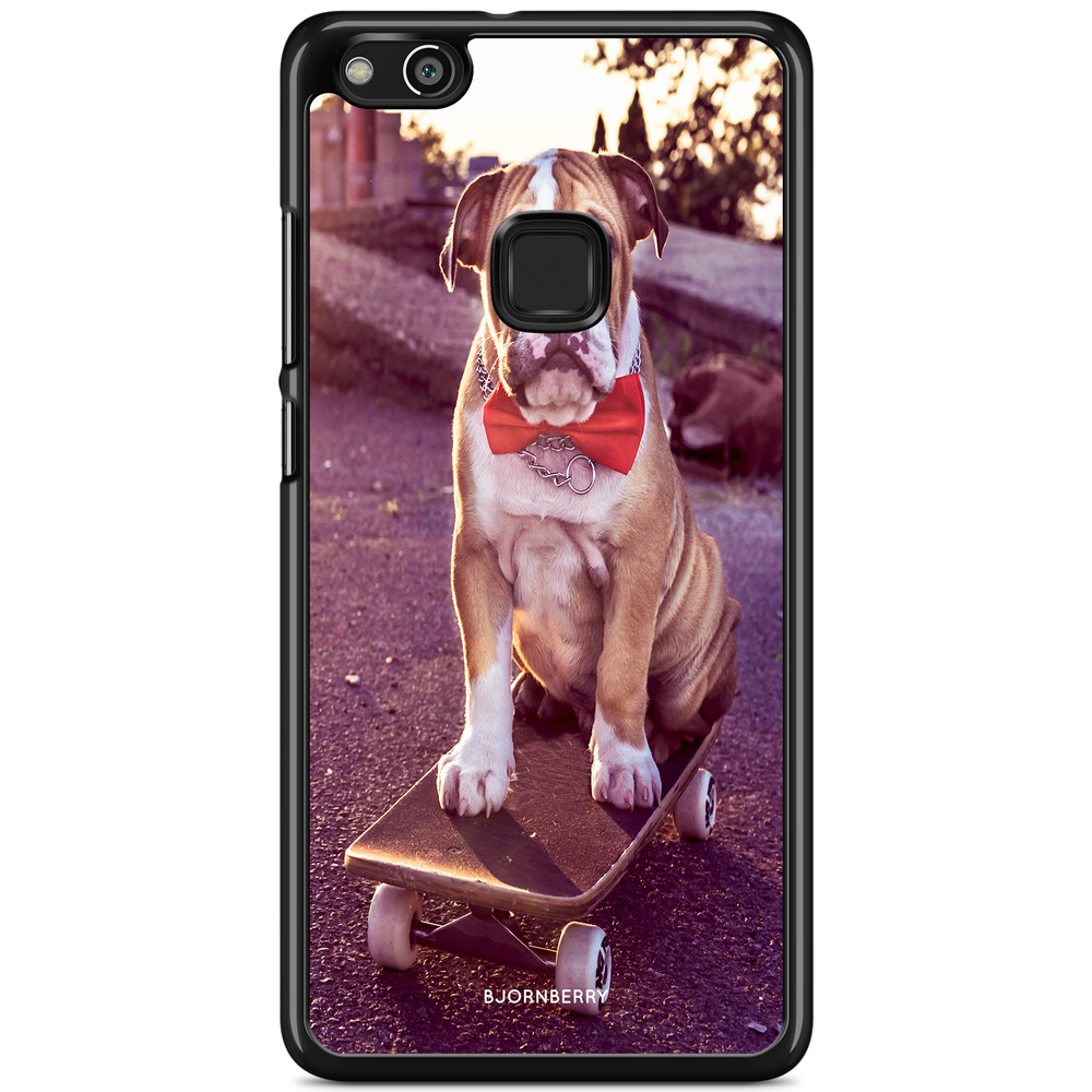 Huawei P10 Lite Case - Bulldog skateboard