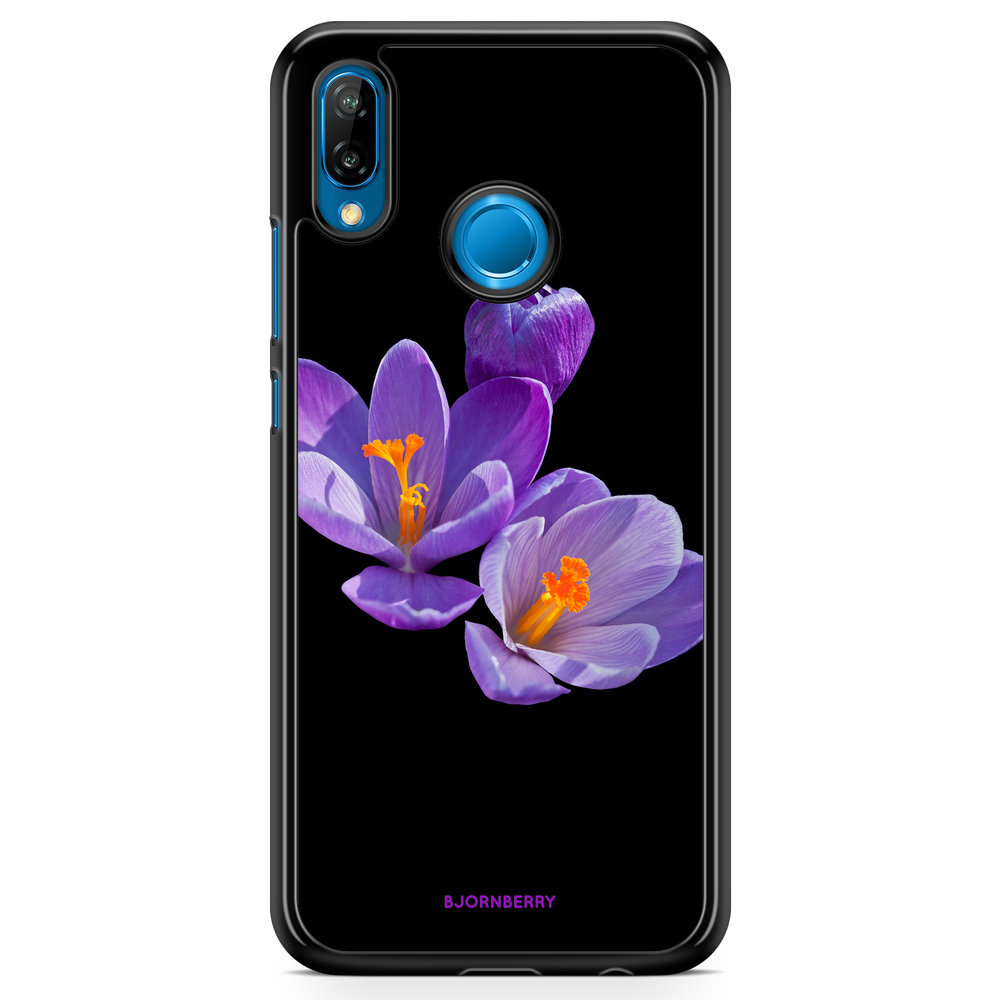 Huawei P20 Lite Case - Purple Flowers