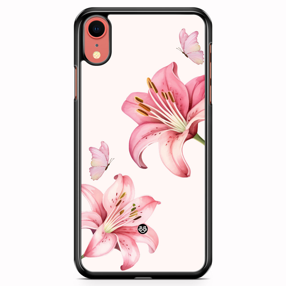 iPhone XR Case - WILD BLOOM - Pink Lily
