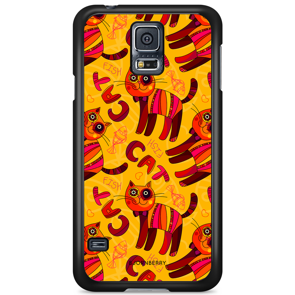 Samsung Galaxy S5/S5 NEO Case - Cat & Fish