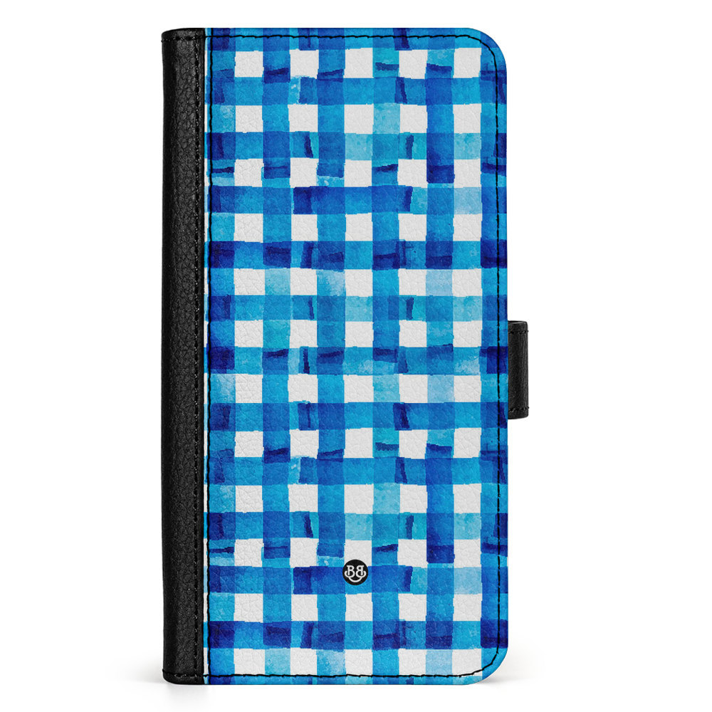 Doro 8050 Wallet Case - Blue Stripes