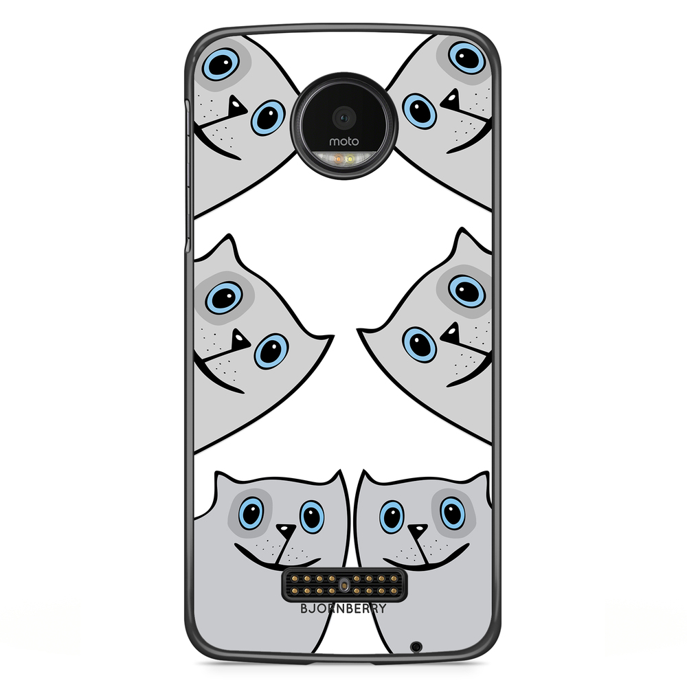 Moto Z2 Play Case - Funny Cats