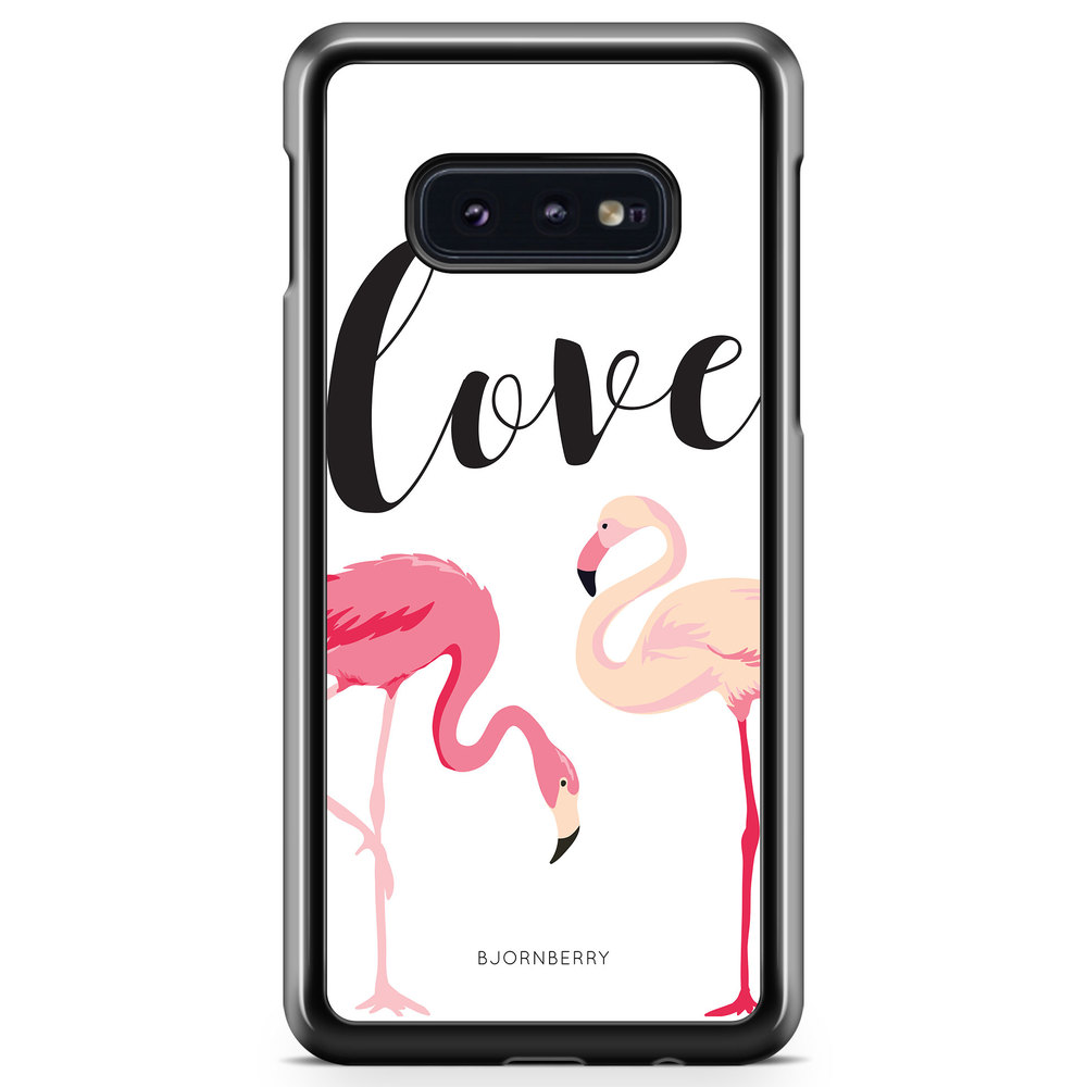 Samsung Galaxy S10e Case - Love Flamingo
