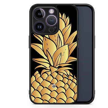 iPhone 14 Pro Case - Gold Pineapple